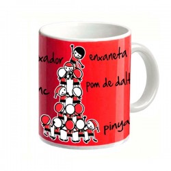 Taza "Els Castellers"